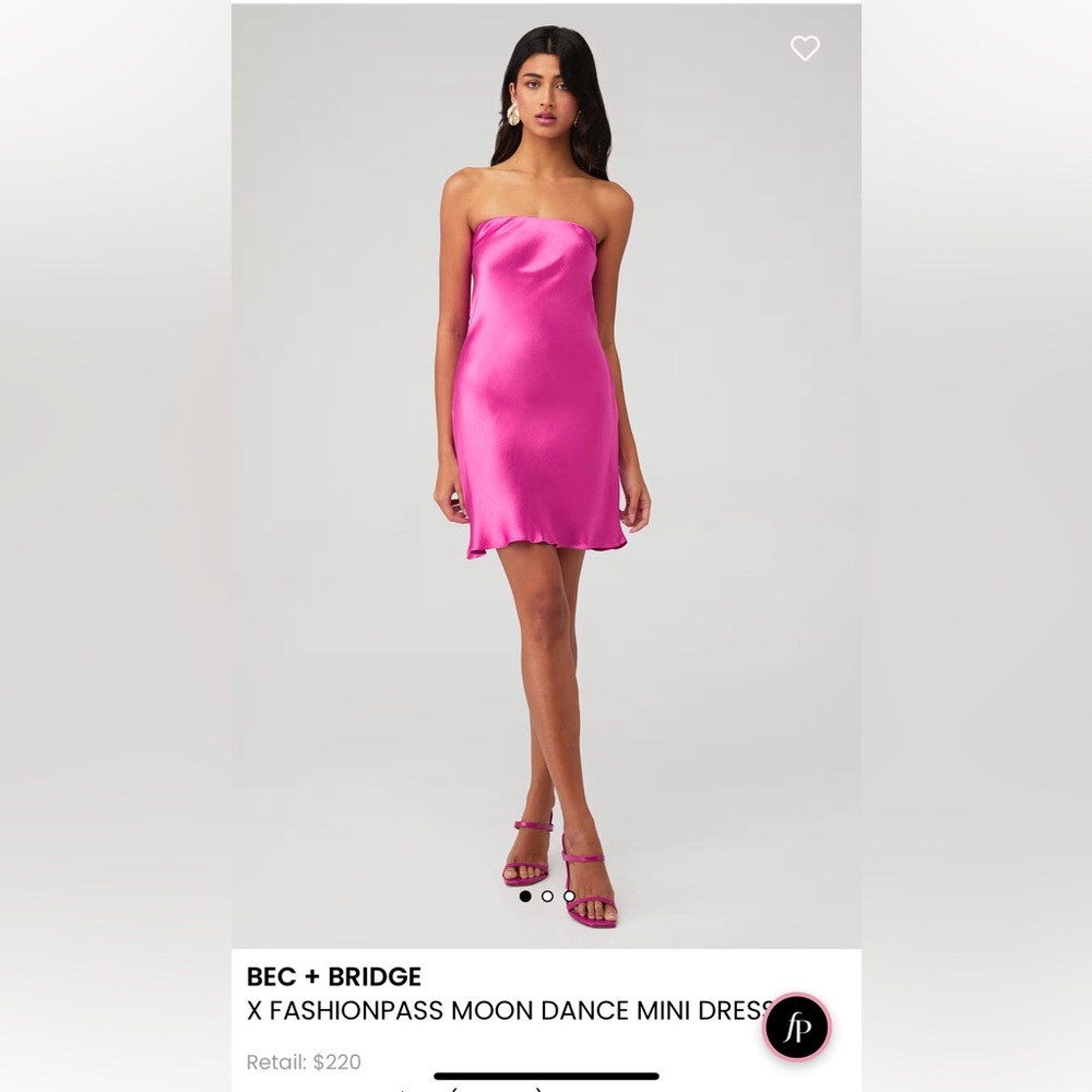 BEC+BRIDGE strapless mini dress